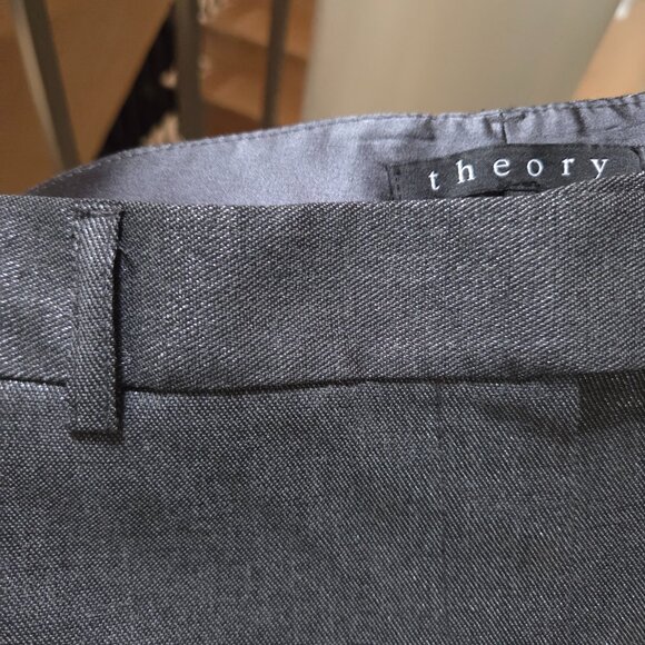 Theory Charcoal Dress Pants Size 10 NWT - Picture 5 of 5